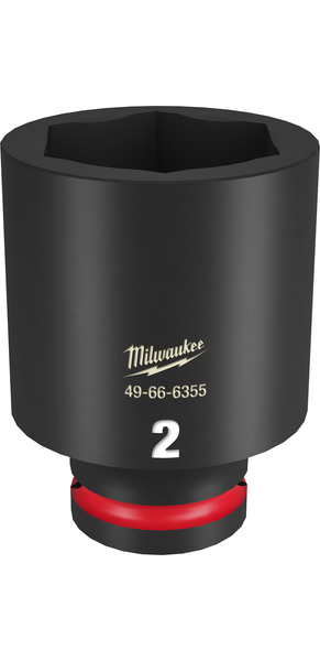 Milwaukee 49-66-6355 SHOCKWAVE Impact Duty 3/4" Drive 2" Deep 6 Point Socket