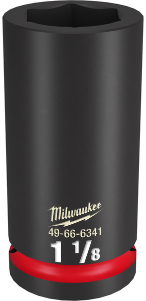 Milwaukee 49-66-6341 SHOCKWAVE Impact Duty 3/4" Drive 1-1/8" Deep 6 Point Socket