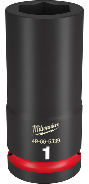 Milwaukee 49-66-6339 SHOCKWAVE Impact Duty 3/4" Drive 1" Deep 6 Point Socket