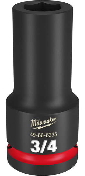 Milwaukee 49-66-6335 SHOCKWAVE Impact Duty 3/4" Drive 3/4" Deep 6 Point Socket