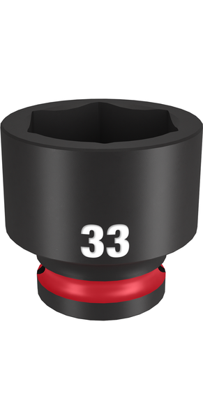Milwaukee 49-66-6265 SHOCKWAVE Impact Duty 1/2" Drive 33MM Standard 6 Point Socket