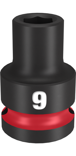 Milwaukee 49-66-6241 SHOCKWAVE Impact Duty 1/2" Drive 9MM Standard 6 Point Socket