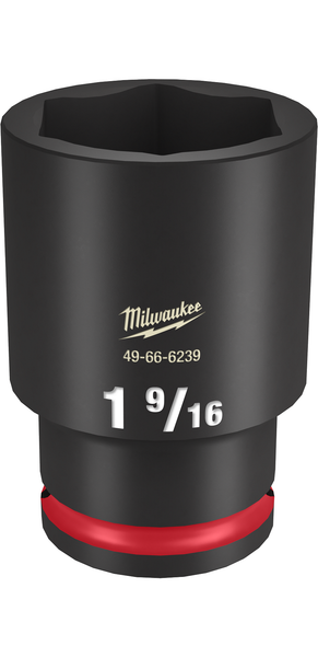 Milwaukee 49-66-6239 SHOCKWAVE Impact Duty 1/2" Drive 1-9/16" Deep 6 Point Socket