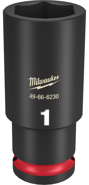 Milwaukee 49-66-6230 SHOCKWAVE Impact Duty 1/2" Drive 1" Deep 6 Point Socket