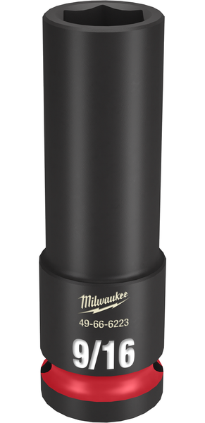 Milwaukee 49-66-6223 SHOCKWAVE Impact Duty 1/2" Drive 9/16" Deep 6 Point Socket