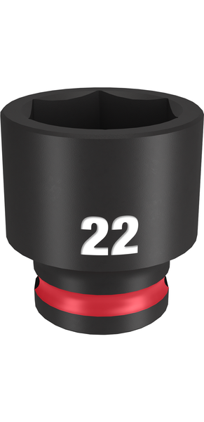 Milwaukee 49-66-6145 SHOCKWAVE Impact Duty 3/8" Drive 22MM Standard 6 Point Socket