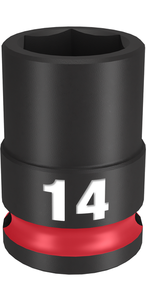 Milwaukee 49-66-6138 SHOCKWAVE Impact Duty 3/8" Drive 14MM Standard 6 Point Socket