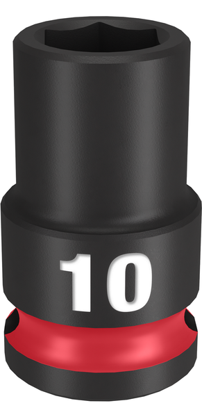 Milwaukee 49-66-6134 SHOCKWAVE Impact Duty 3/8" Drive 10MM Standard 6 Point Socket