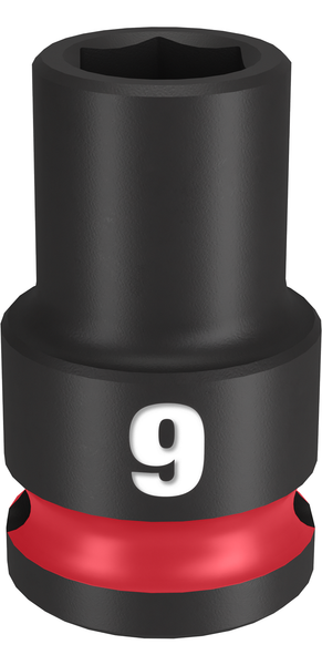 Milwaukee 49-66-6133 SHOCKWAVE Impact Duty 3/8" Drive 9MM Standard 6 Point Socket