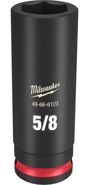 Milwaukee 49-66-6123 SHOCKWAVE Impact Duty 3/8" Drive 5/8" Deep 6 Point Socket