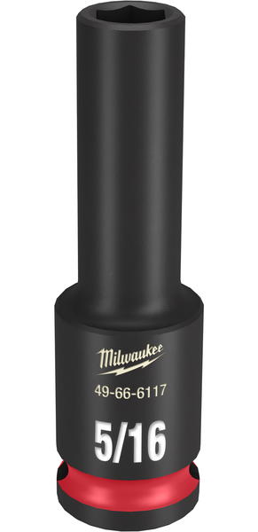 Milwaukee 49-66-6117 SHOCKWAVE Impact Duty 3/8" Drive 5/16" Deep 6 Point Socket