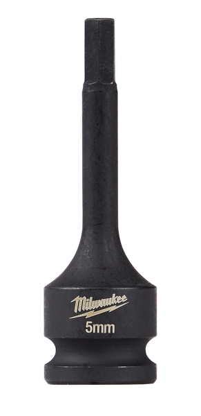 Milwaukee 49-66-5155 SHOCKWAVE Lineman's 3/8 in. Drive - 5mm Hex Bit Socket