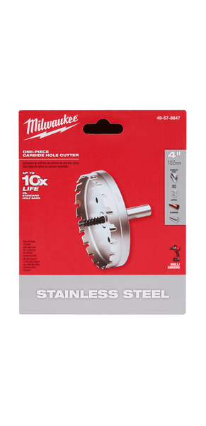 Milwaukee 49-57-8647 4" One-Piece Carbide Hole Cutter