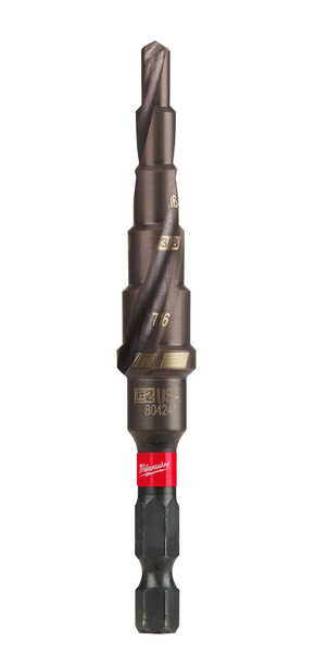 Milwaukee 48-89-9242 SHOCKWAVE Impact Duty Step Bit #2 3/16 - 1/2 in.