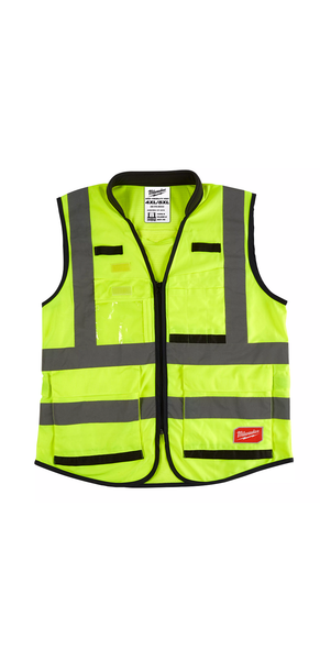 Milwaukee 48-73-5044 Class 2 High Visibility Yellow Performance Safety Vest - 4XL/5XL