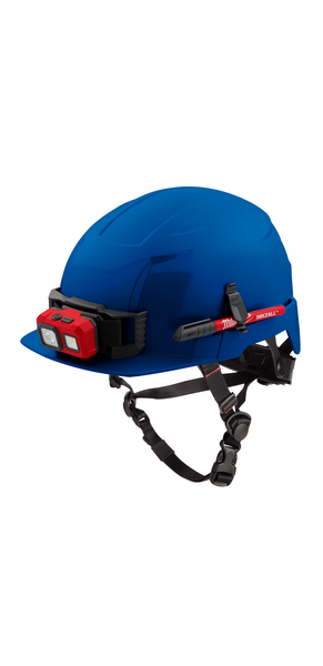 Milwaukee 48-73-1325 Blue Front Brim Safety Helmet (USA) - Type 2, Class E