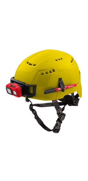 Milwaukee 48-73-1302 Yellow Vented Safety Helmet (USA) - Type 2, Class C