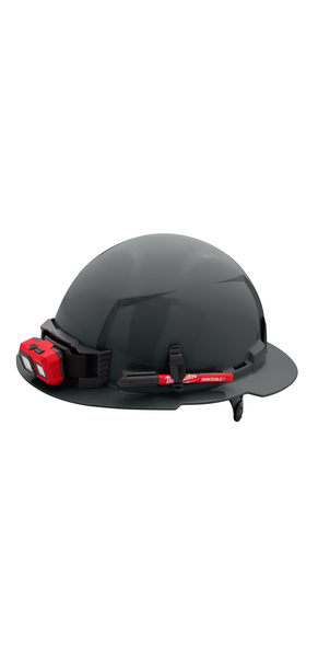 Milwaukee 48-73-1135 Gray Full Brim Hard Hat w/6pt Ratcheting Suspension - Type 1, Class E