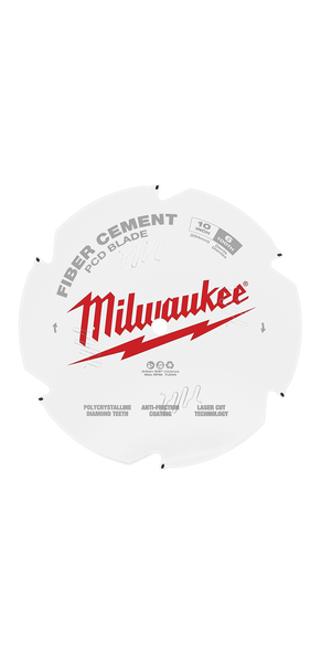 Milwaukee 48-40-7010 10 in. PCD/Fiber Cement Circular Saw Blade
