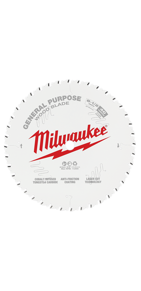 Milwaukee 48-40-0824 8-1/2 in. 40T General Purpose Circular Saw Blade