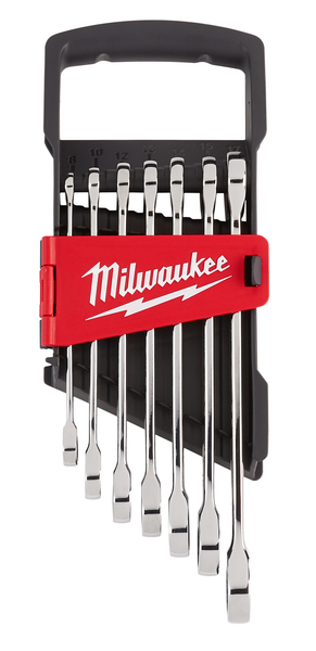 Milwaukee 48-22-9506 7pc Ratcheting Combination Wrench Set - Metric