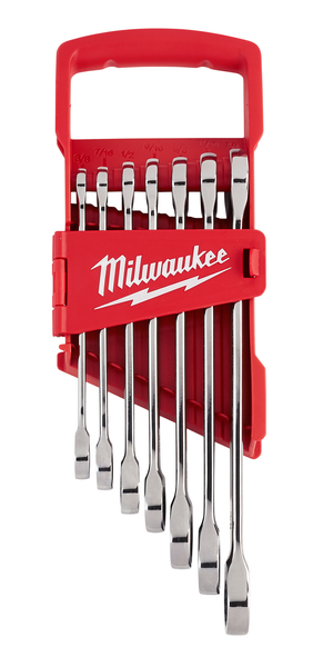 Milwaukee 48-22-9406 7pc Ratcheting Combination Wrench Set - SAE