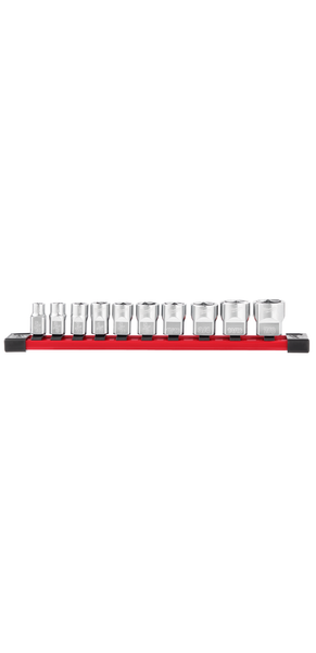 Milwaukee 48-22-9403 10pc 3/8 in. SAE Sockets with FOUR FLAT Sides
