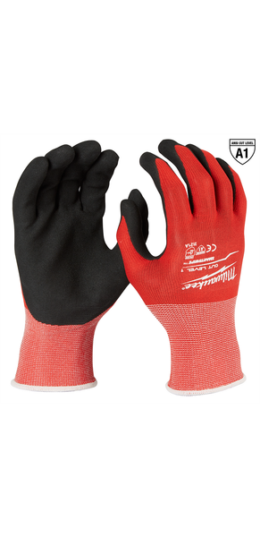 Milwaukee 48-22-8900 Cut Level 1 Nitrile Dipped Gloves - S