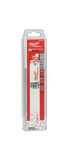 Milwaukee 48-00-8788 9 in. 18 TPI THE TORCH SAWZALL Blade 25PK