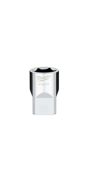 Milwaukee 45-34-9119 1/2 in. Drive 18MM Metric 6-Point Socket with FOUR FLAT Sides
