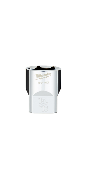 Milwaukee 45-34-9107 1/2 in. Drive 15/16 in. SAE 6-Point Socket with FOUR FLAT Sides