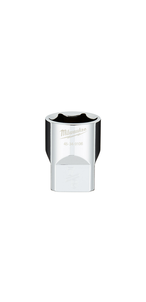 Milwaukee 45-34-9106 1/2 in. Drive 7/8 in. SAE 6-Point Socket with FOUR FLAT Sides
