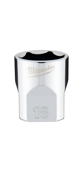 Milwaukee 45-34-9088 3/8 in. Drive 18mm Metric 6-Point Socket
