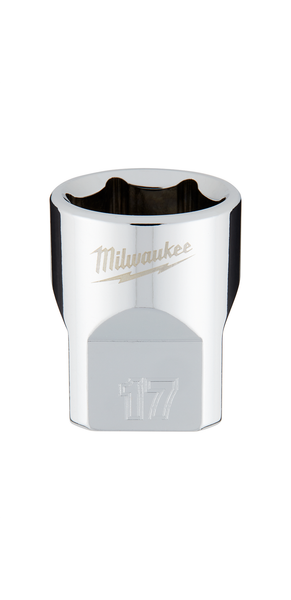 Milwaukee 45-34-9087 3/8 in. Drive 17mm Metric 6-Point Socket