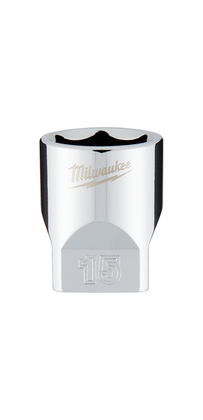 Milwaukee 45-34-9041 1/4 in. Drive 15mm Metric 6-Point Socket