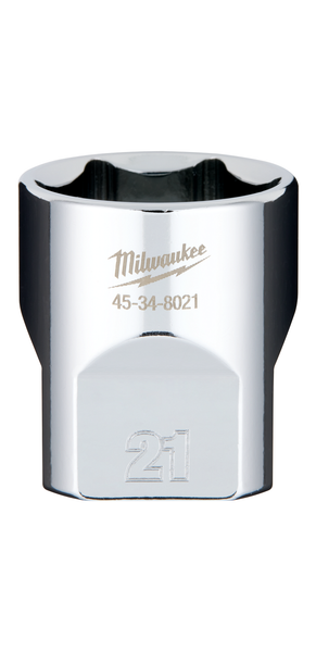Milwaukee 45-34-8021 3/8" Drive 21mm Socket