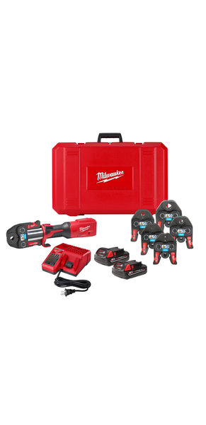 Milwaukee 2922-22M M18 FORCE LOGIC Press Tool Kit w/ ONE-KEY with 1/4"-7/8" Streamline ACR Jaws