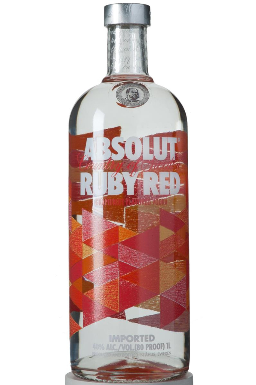Soaked Meget Optøjer Absolut Ruby Red Vodka 1.0L - Haskells