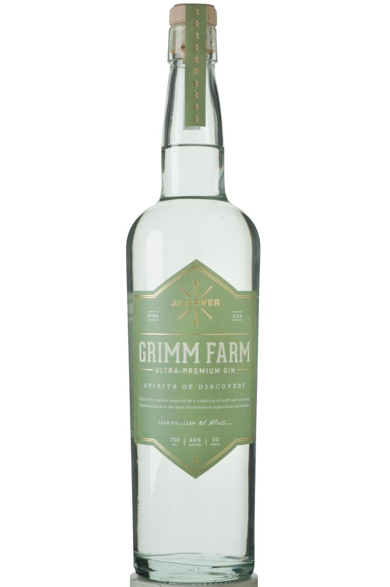 J Carver Grimm Farm Gin 750ml - Haskell's Wine & Spirits