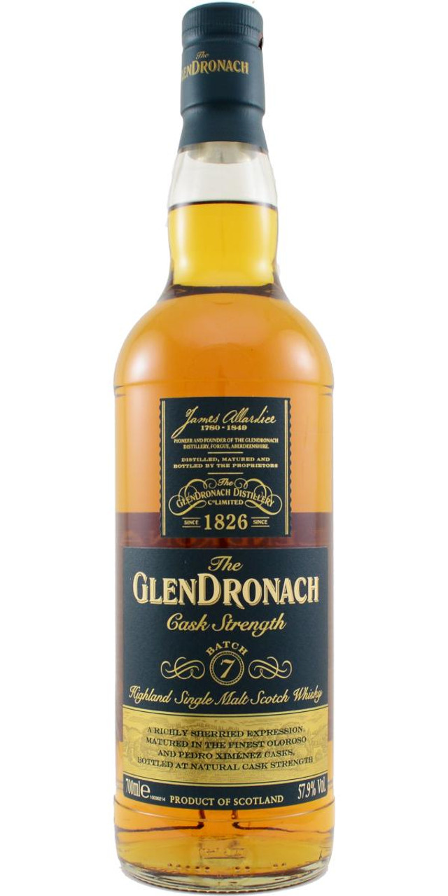 Glendronach Cask Strength Scotch 750ml - Haskells