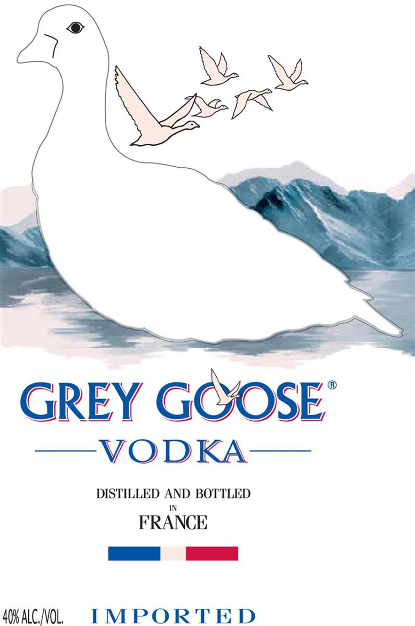 grey goose bottle label