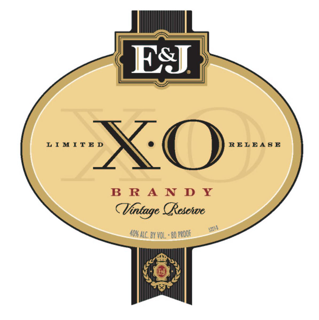 E & J XO Brandy 750ml - Haskells