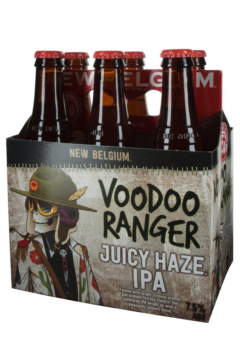 New Belgium Voodoo Ranger Juicy Haze IPA 6pk bottles - Haskell's