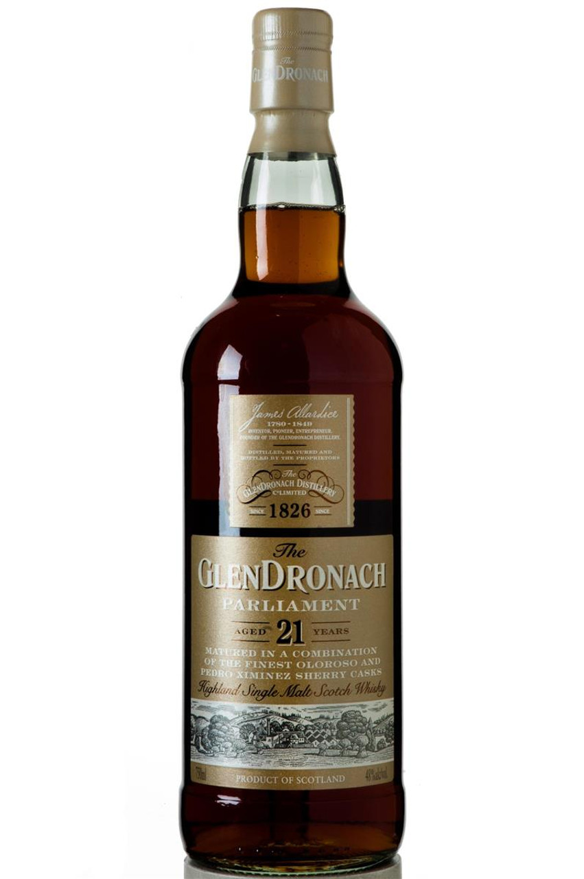 Glendronach 21yr Parliament 750ml - Haskells