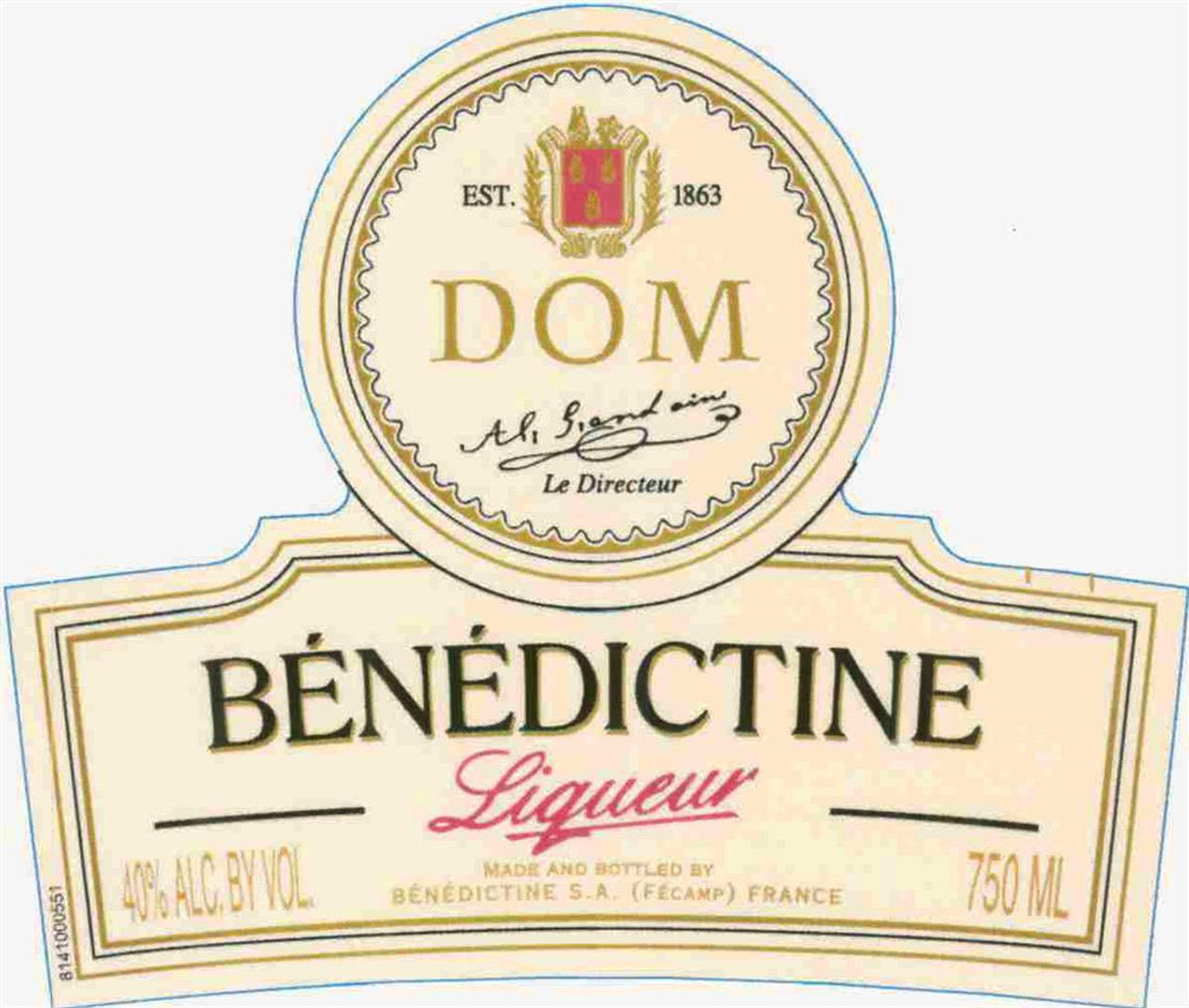 Dom Benedictine Liqueur 750ml