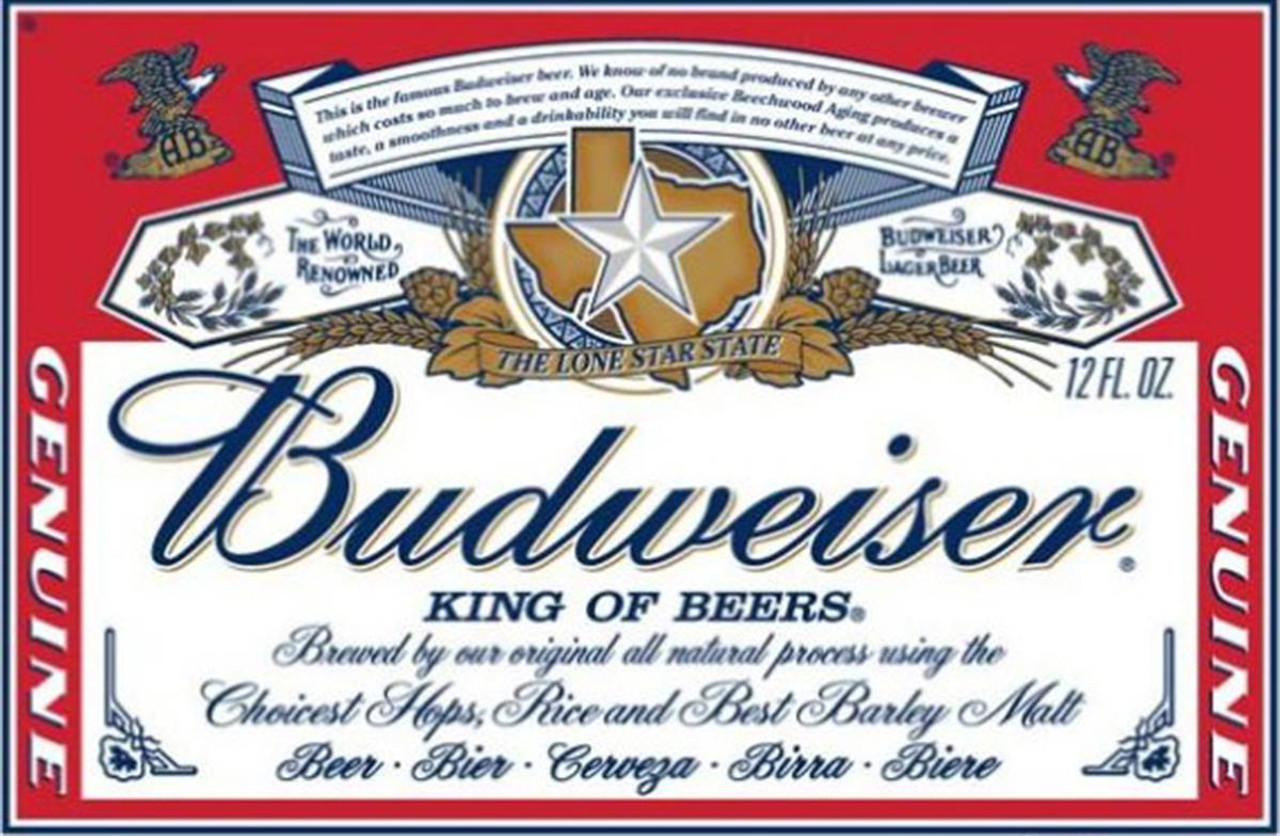 Budweiser 18pk cans - Haskells