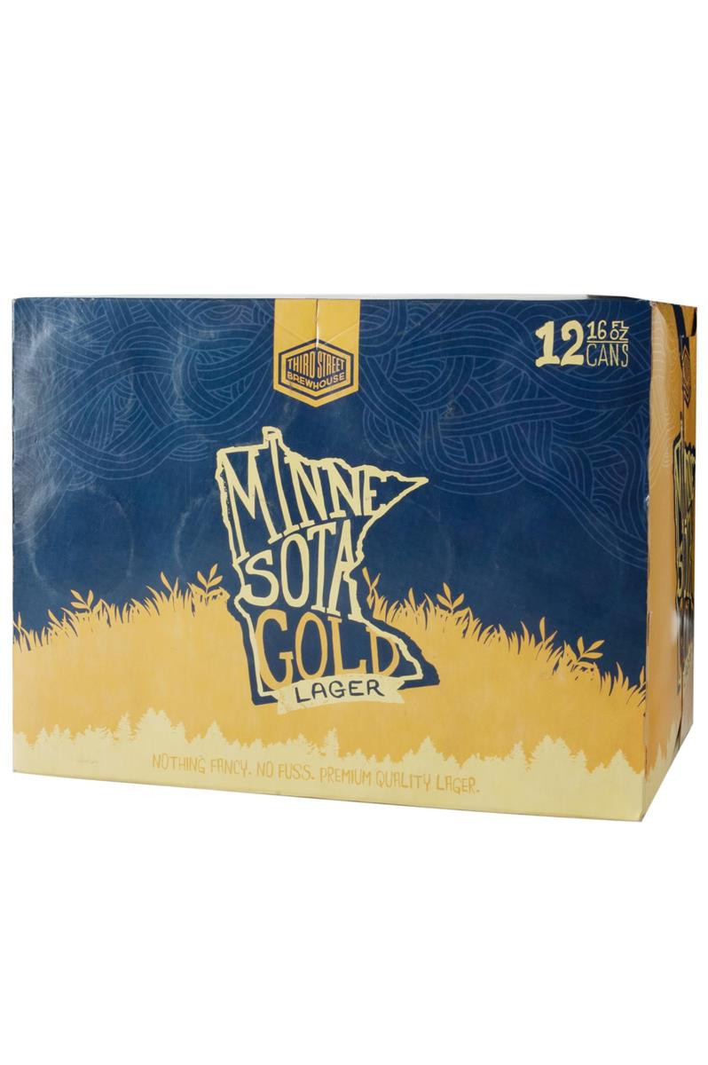 Third Street MN Gold Lager 16oz 12pk cans - Haskell's Wine & Spirits