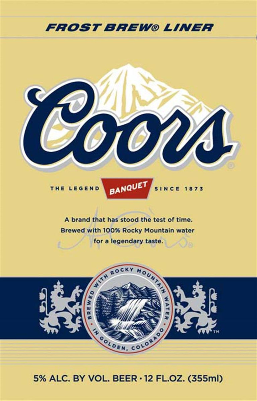 coors logo history year