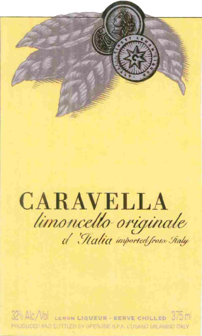 Caravella Limoncello Originale D'italia Lemon Liqueur