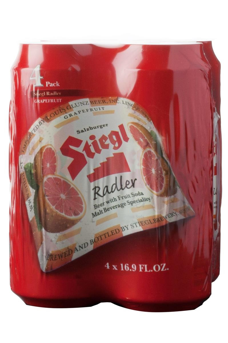 Stiegl Grapefruit Radler 16oz 4pk cans - Haskell's Wine & Spirits